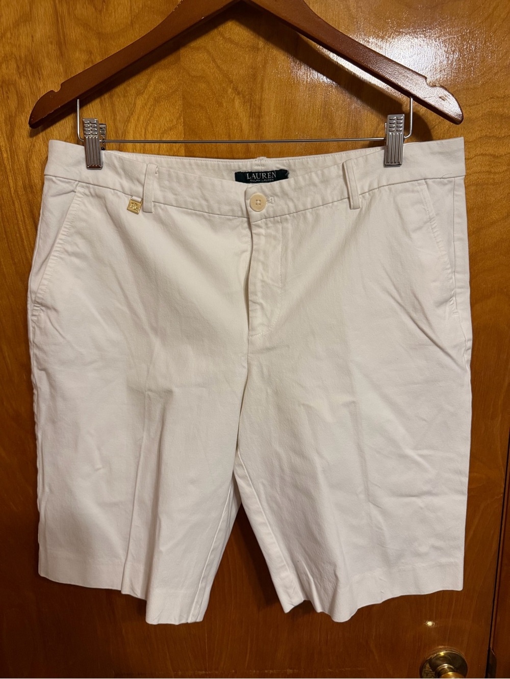 Ralph Lauren Cream Women's Bermuda Shorts